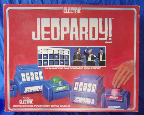 Electric jeopardy game - game, w/